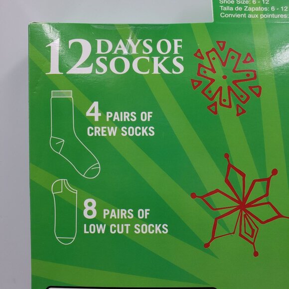 Elf Movie Sock Advent Gift Box Buddy Son of a Nut Cracker Adult 6-12 Novelty NEW - Picture 7 of 10